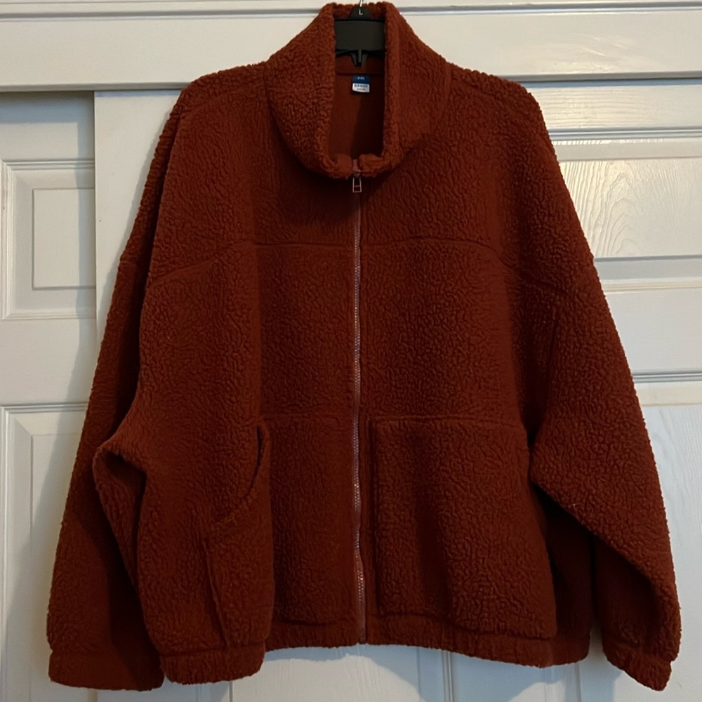 Old navy Sherpa zip up!
